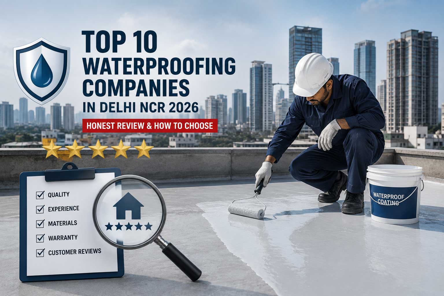 Top 10 Waterproofing Companies in Delhi NCR 2026 — Honest Review