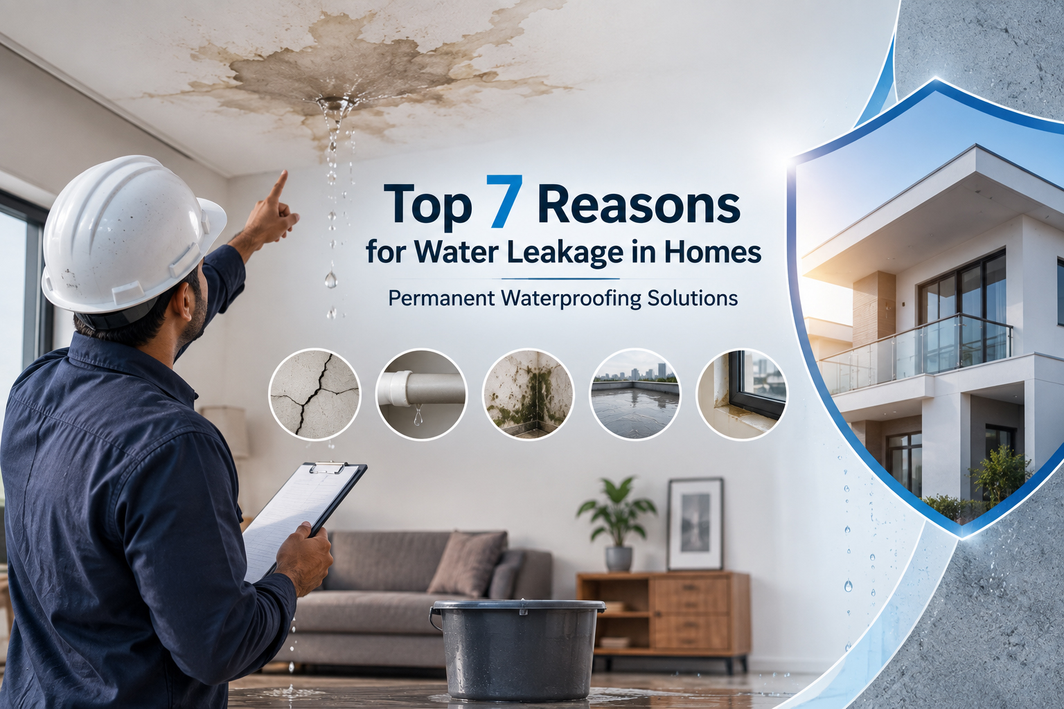 Top 7 Reasons for Water Leakage in Homes and Permanent Solutions by Bhawani Technologies